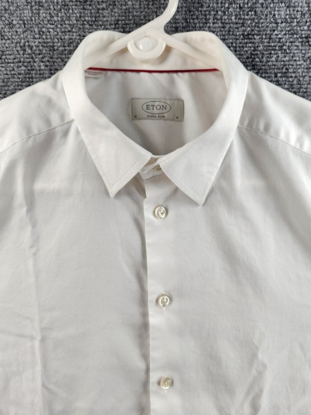 Eton 16 Romania Super Slim White Shirt Premium Work Button Up Men Long Sleeve